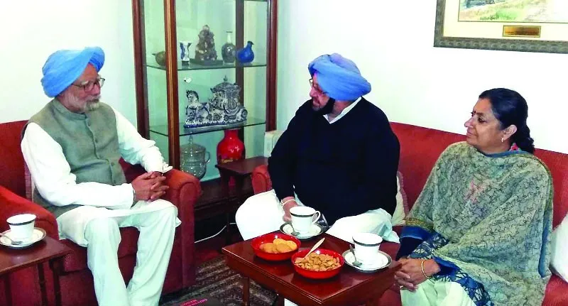 पंजाब प्रभारी आशा कुमारी व कैप्टन मिले