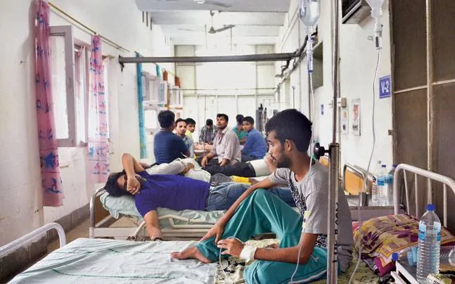 सरकारी अस्पताल में अब हर दिन बैड पर अलग रंग की चद्दरें