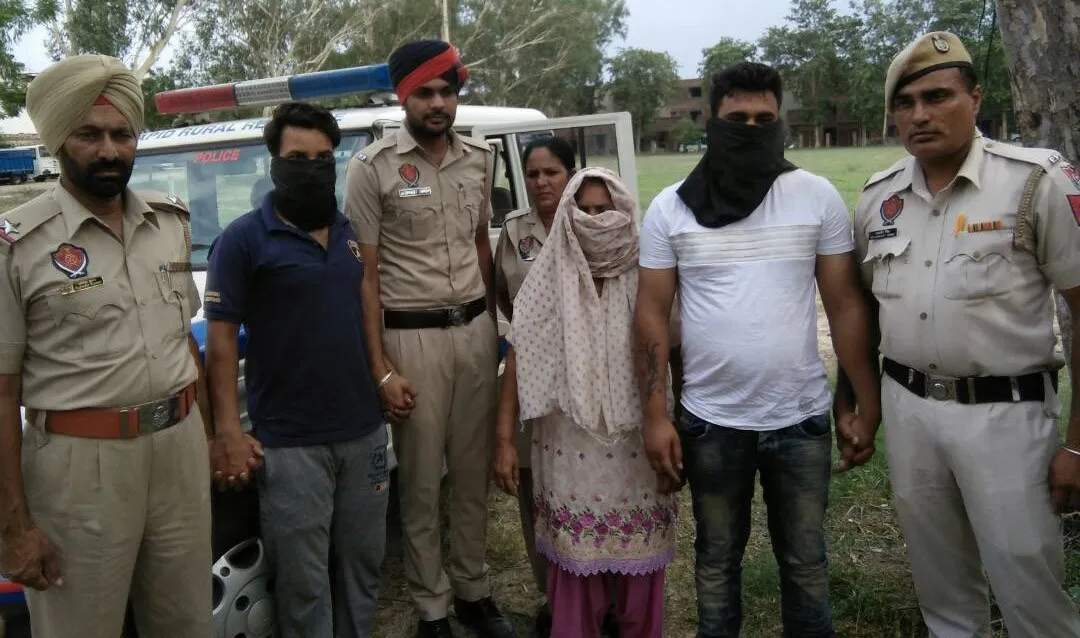 होशियारपुर पुलिस को मिली बड़ी सफलता , तीन गिरफ्तार