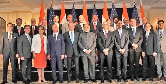 मोदी ने शीर्ष अमेरिकी कंपनियों के सीईओ से की मुलाकात