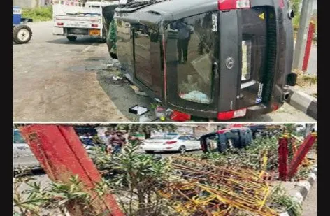 तेज रफ्तार के कारण हुआ दर्दनाक हादसा , एक की मौत