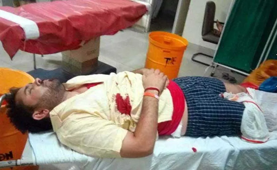 छात्र नेता पर चाकू से हमला