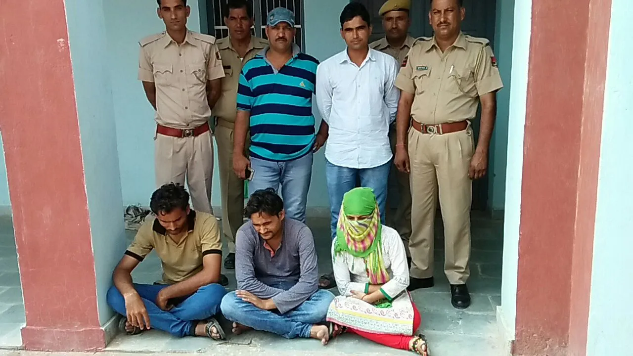 स्मैक सहित पति-पत्नी गिरफ्तार