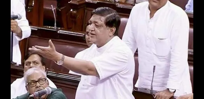 नरेश अग्रवाल को मिली धमकी पर राज्यसभा में हंगामा