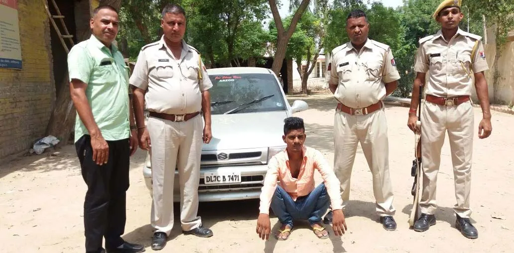 10 पेटी शराब सहित एक गिरफ्तार