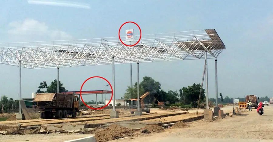 जीदा टोल प्लाजा के निर्माण पर रोक