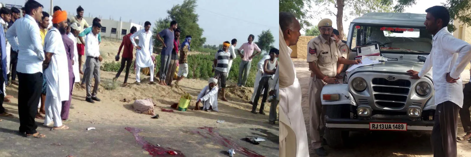 ट्रक की भिड़ंत से दंपति की मौत