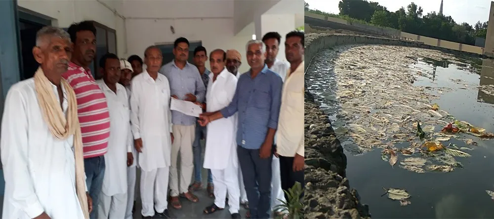 दूषित पानी पीने को मजबूर ग्रामीण