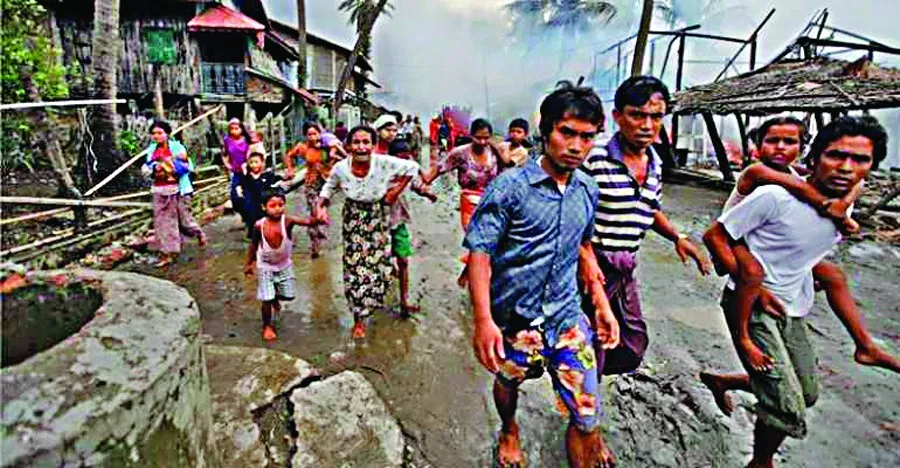 रोहिंग्याओ की उपस्थिति एक बड़ा संकट