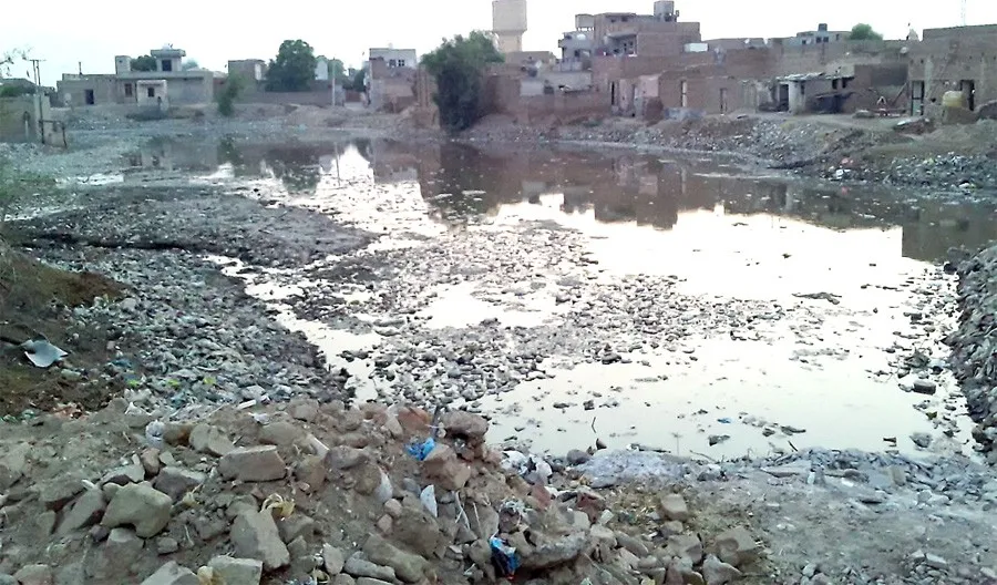 जोहड़ पायतन बना लोगों के लिए परेशानी