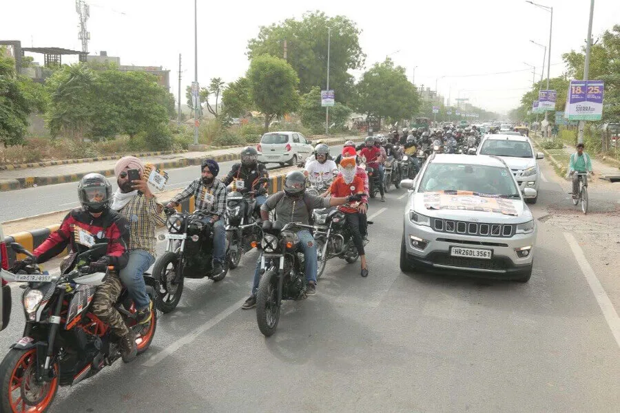 रक्त विकारों के प्रति सोच बदलने को लेकर निकाली रैली