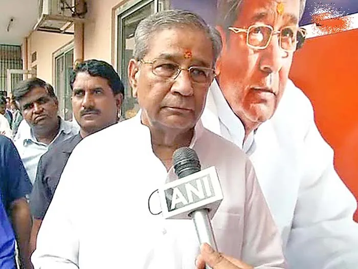 भाजपा के बागी नेता घनश्याम तिवाड़ी ने इस्तीफा दिया