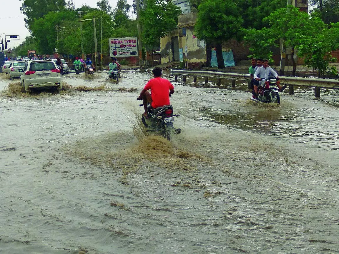 बरसात से किसानों के खिले चेहरे