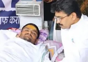 हार्दिक का अनशन 14 वें दिन भी जारी