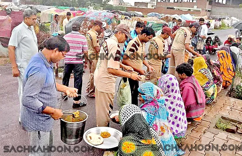 नहीं जले चूल्हे तो दौड़े चले आए सेवादार