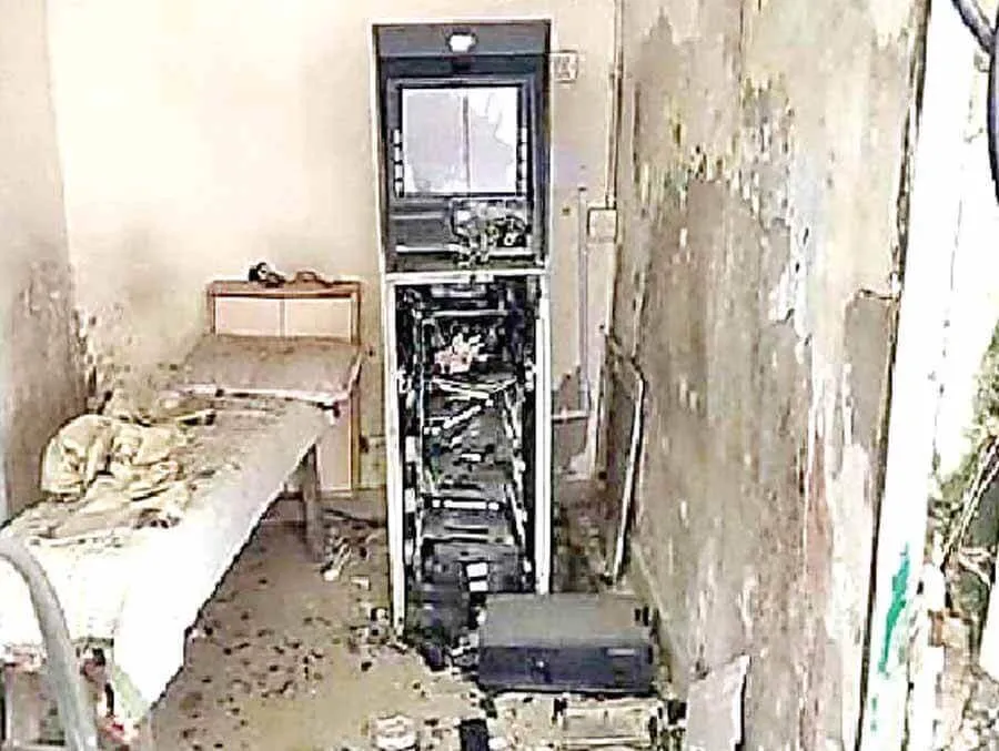 ओबीसी बैंक के एटीएम से लाखों की लूट