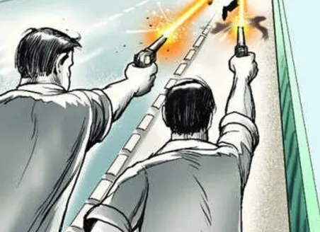 गो-तस्करों ने पुलिस पर की फायरिंग