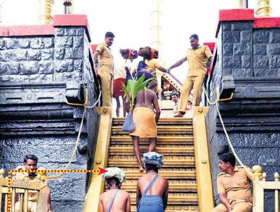 सबरीमाला : प्रवेश के लिए 18 सीढ़ी चढ़ना, सिर पर पोटली और 41 दिन का व्रत जरूरी