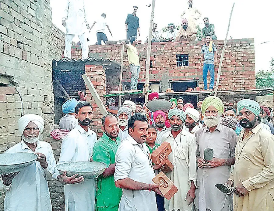 साध-संगत ने विधवा बहन को बनाकर दिया आशियाना