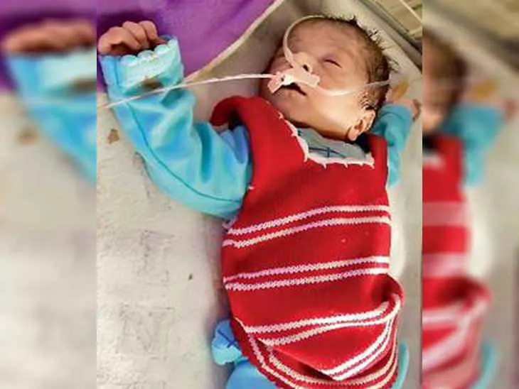 ट्रेन की फ्लश में मिले नवजात की 30 घंटे बाद मौत