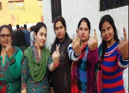 हरियाणा: नगर निगम चुनावों में 60 फीसदी से अधिक मतदान