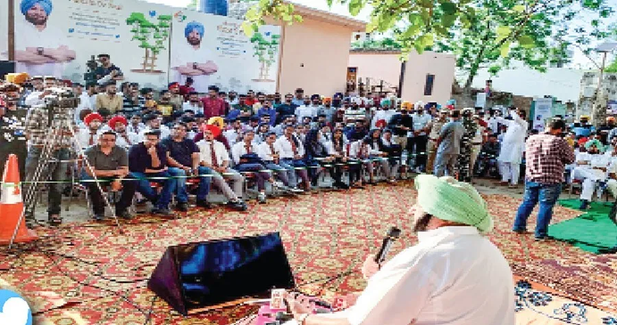 राजा के राज में ‘प्रजा’ दुखी, ‘कैप्टन की चौपाल’ में शिकायतों की भरमार