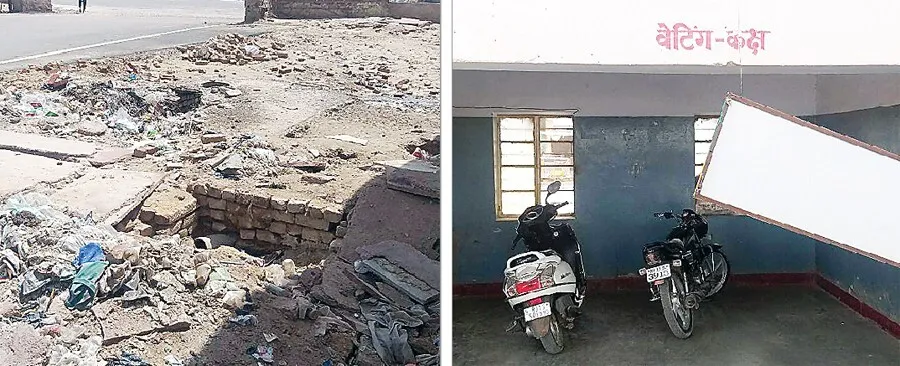 हादसे को निमंत्रण देता शौचालय का सेफ्टी टैंक