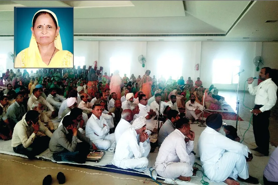 नेत्रदानी व शरीरदानी राजरानी इन्सां की नमित शोकमयी नामचर्चा आयोजित