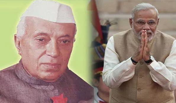 मोदी ने पंडित नेहरू की पुण्यतिथि पर दी श्रद्धांजलि