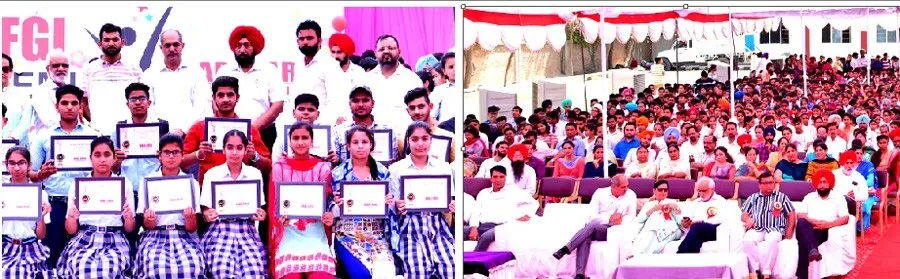 10वीं व 12वीं में 80% से अधिक अंक हासिल करने वाले 3000 विद्यार्थी सम्मानित