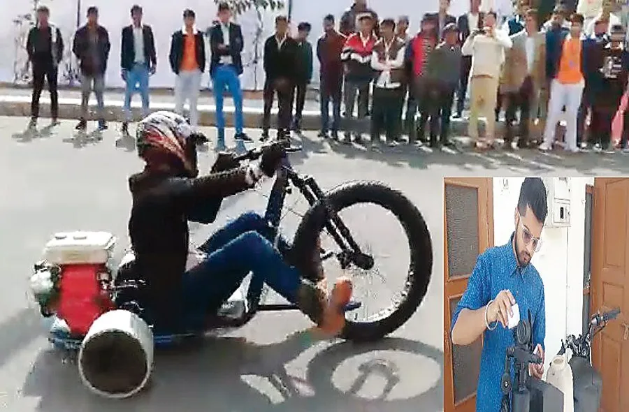 पानी से चलने वाली सैल्फ स्टार्ट बाईक ईजाद करने का दावा