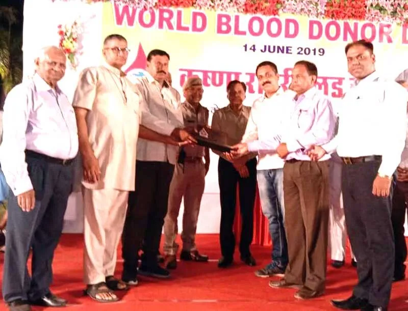 विश्व रक्तदान दिवस पर डेरा सच्चा सौदा का हुआ सम्मान