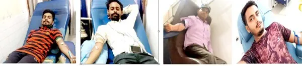 डेरा अनुयायियों ने किया 5 युनिट रक्तदान