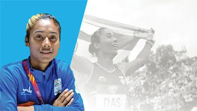 हिमा के स्वर्ण पदकों से चमका भारत