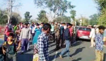 हाईवा की चपेट में आया व्यक्ति, मौत