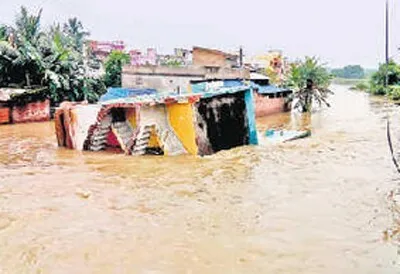 बारिश का कहर ….जलमग्न हुई धरती