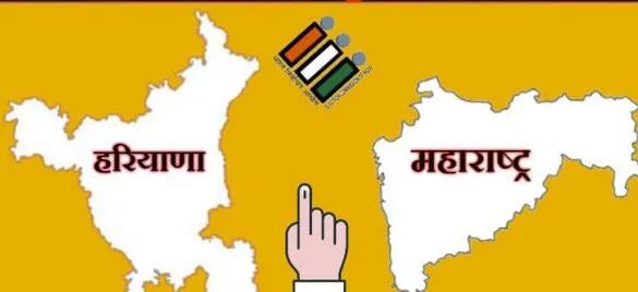 4 बजे तक महाराष्ट्र में 44% और हरियाणा में 51% मतदान; मेवात में 4 बूथों पर हिंसक झड़प