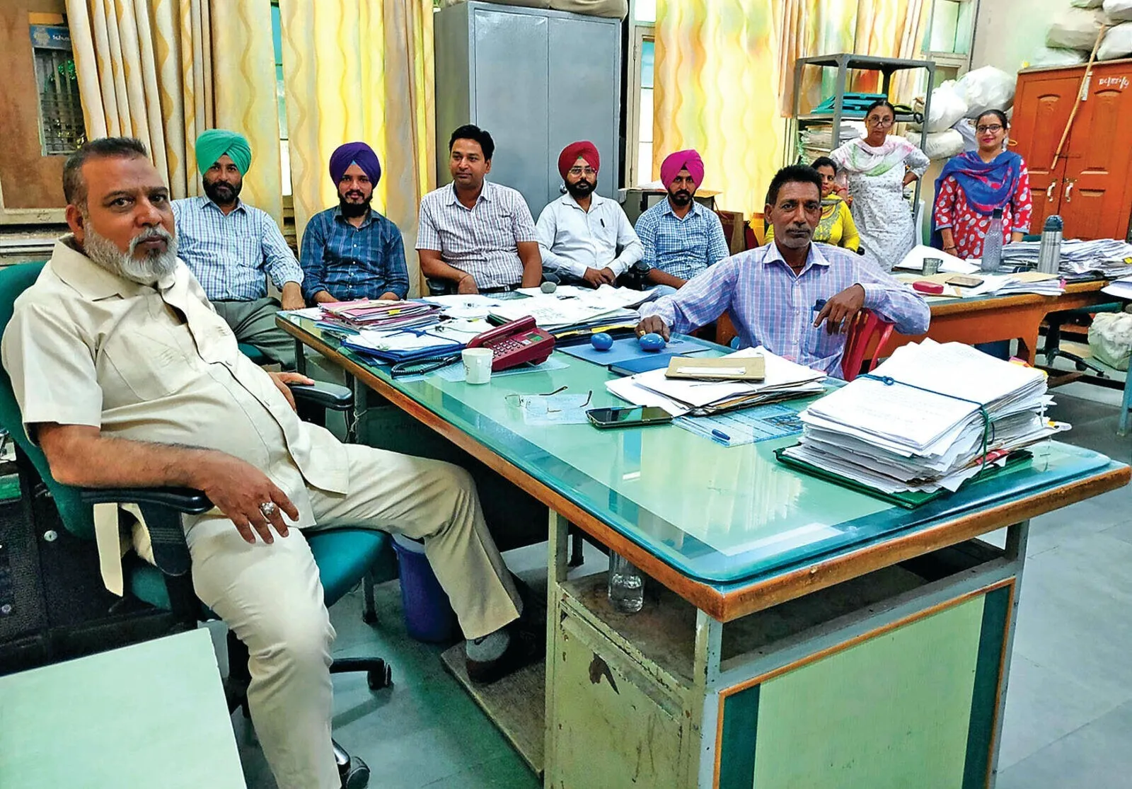 बठिंडा : कर्मचारियों की कलमछोड़ हड़ताल जारी, कामकाज ठप्प