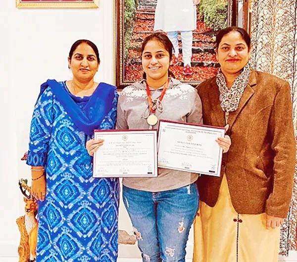 एनआईटी जलंधर में सरसा की बेटी विपुला सेठी ने बनाया कीर्तिमान