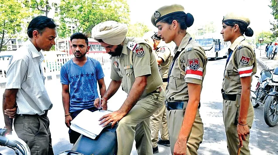 पटियाला : ट्रैफिक नियम तोड़ने पर 21 हजार 495 चालकों से वसूला 80.31 लाख जुर्माना