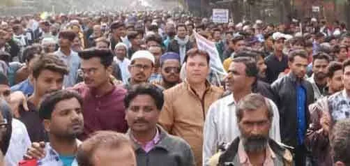 राजस्थान: कोटा में एनआरसी-सीएए के खिलाफ निकला जुलूस