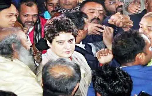 लखनऊ में प्रियंका की सुरक्षा में कोई चूक नहीं हुई : सीआरपीएफ
