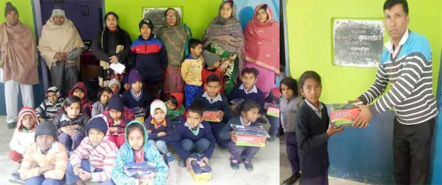 Humanity: ब्लॉक बजीदा जाटान के सेवादार ठंड से ठिठुर रहे बच्चों का बने सहारा