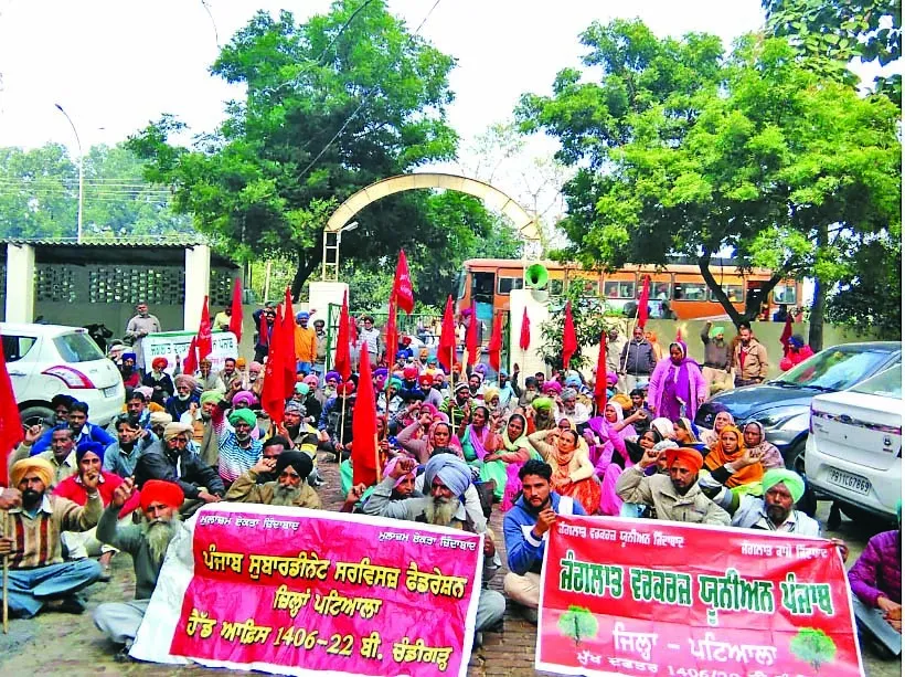 पटियाला : वेतन न मिलने पर भड़के वन कर्मचारियों ने घेरा कार्यालय