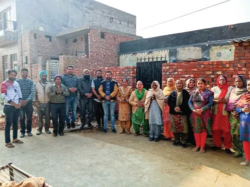 समाना : साध-संगत ने असमर्थ परिवार को बनाकर दिया मकान