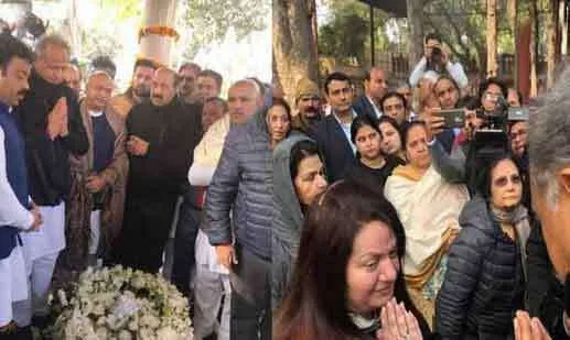 राजस्थान सीएम गहलोत चोपड़ा के अंतिम संस्कार में हुए शामिल