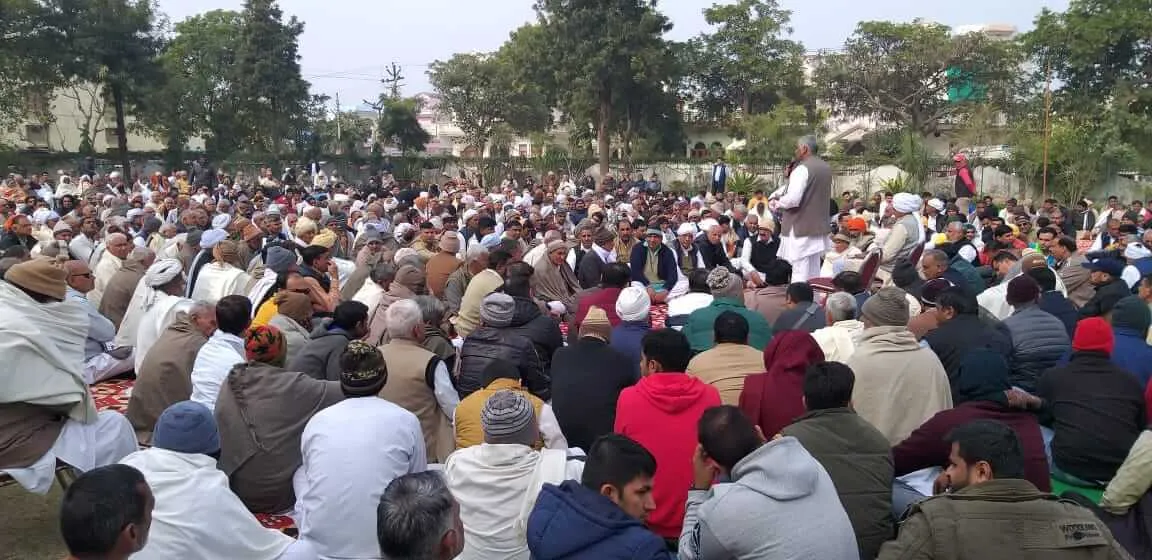 सर्वजातीय सर्व खाप पंचायत ने कराया सामाजिक समझौता