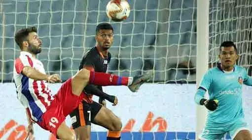 गोवा को 2-0 से हराकर टॉप पर पहुंचा एटीके