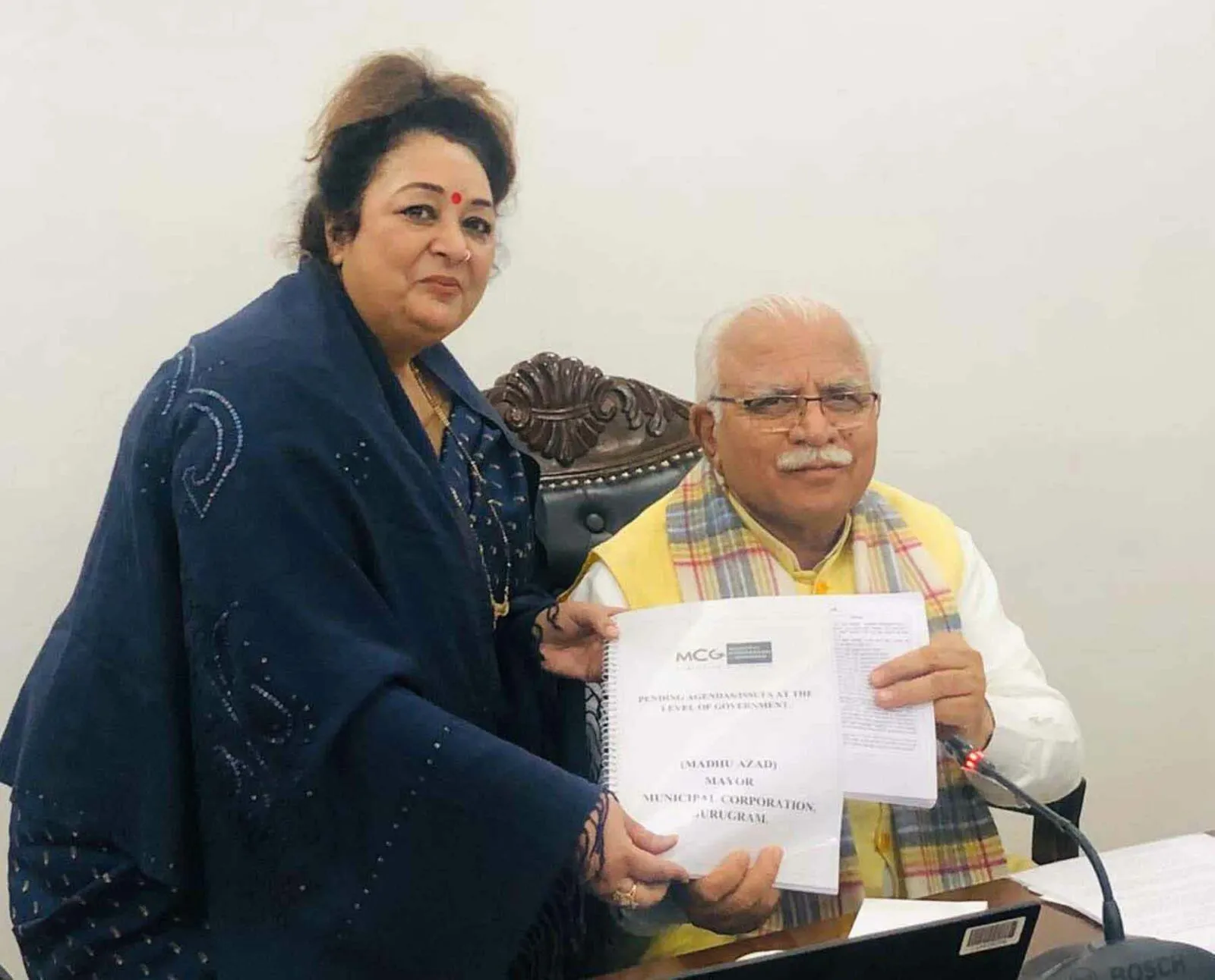 गुरुग्राम के विकास को लेकर मेयर ने बढ़ाई सक्रियता