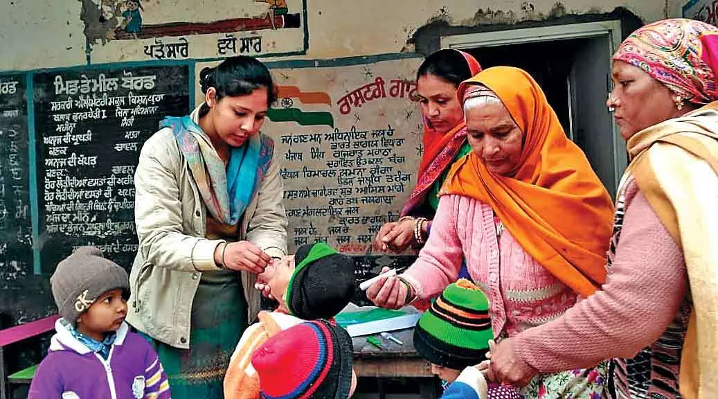 पल्स पोलियो मुहिम : 1 लाख 93 हजार 484 बच्चों ने गटकी दो बूंद जिदंगी की
